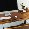 desk pad full grain leather personalized