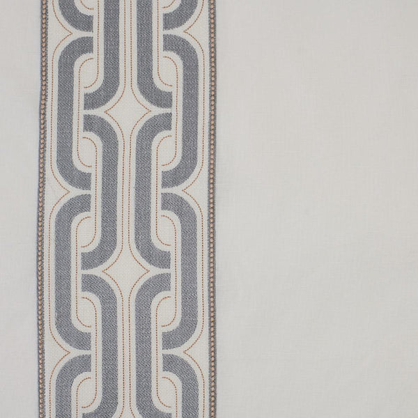ivory curtain panels embroidered silver gold trim