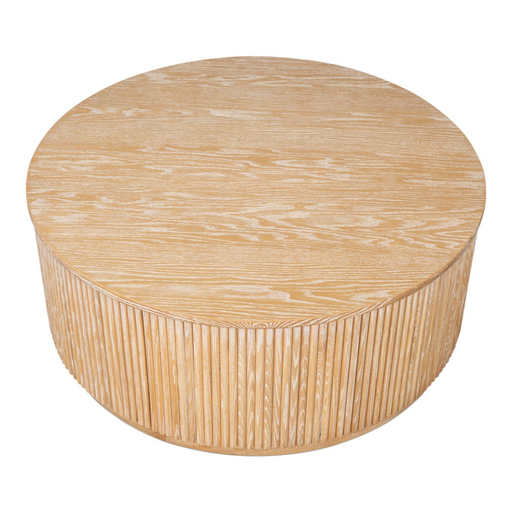 round coffee table light wood
