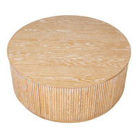 round coffee table light wood