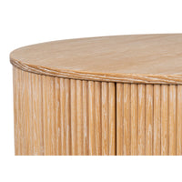 round coffee table light wood