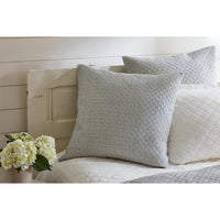 bedding ensemble quilted navy cream daisy pattern shams quilt size options