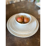 melamine dinner plate cream