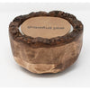 wood brown candle round tree bark