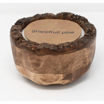 wood brown candle round tree bark