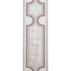 Drapery Curtain Panel Linen Cotton Rod Pocket White Grey Trim