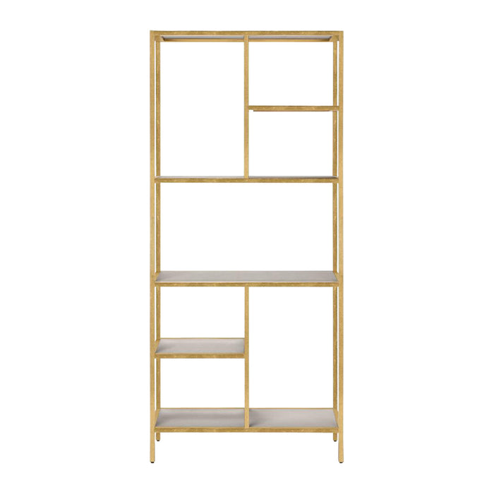 texturized sand gold bookcase faux shagreen
