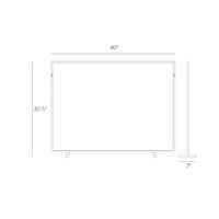 fire screen gold mesh gold knob + detail measurements