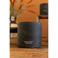 clay jack o lantern set black short 