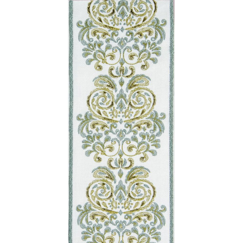 white linen blend curtain panels embroidered edge