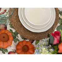 white beaded soup cereal bowl melamine