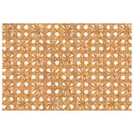 paper placemat pad rattan woven rectangle table decor