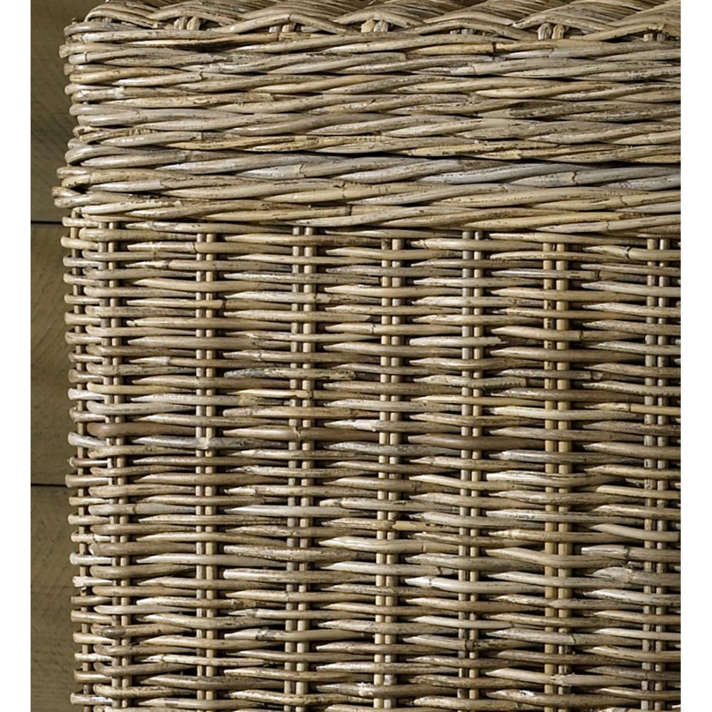 natural kubu weave soft gray color trunk