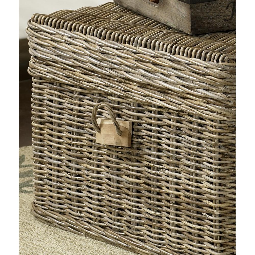 natural kubu weave soft gray color trunk