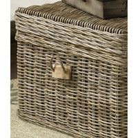 natural kubu weave soft gray color trunk