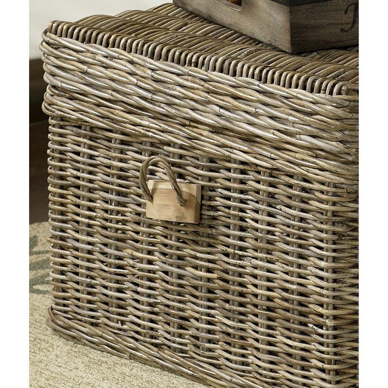 natural kubu weave soft gray color trunk