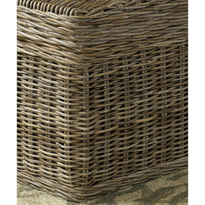 natural kubu weave soft gray color trunk