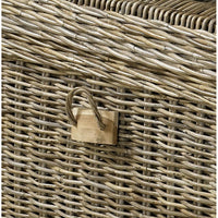 natural kubu weave soft gray color trunk