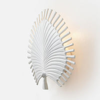 aluminum sconce matte white antique brass