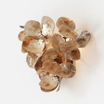 champagne sconce saddle oyster shell 