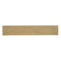 console table lime wash finish three shelf oak solids veneer