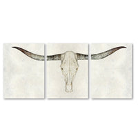 photography wall art longhorn triptych