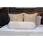 longwool sheepskin  bolster pillow