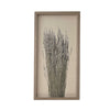 framed art rectangle botanical lavendar