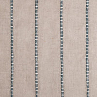 natural linen stripe curtain panel