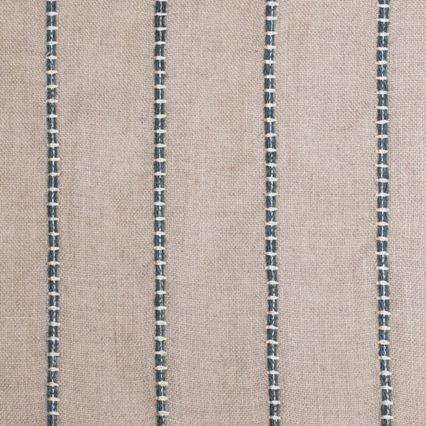 natural linen stripe curtain panel