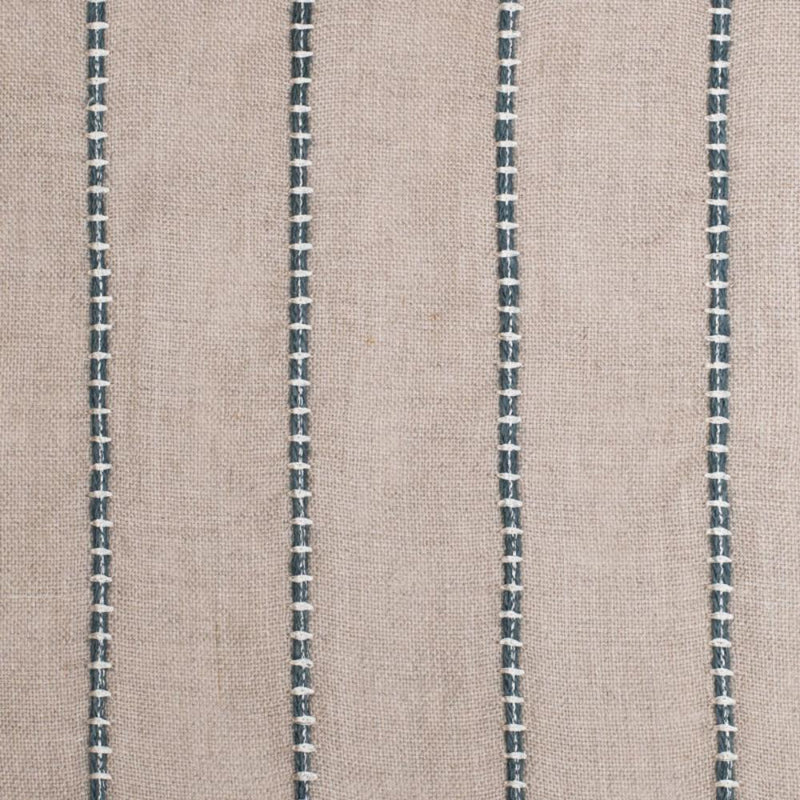 natural linen stripe curtain panel