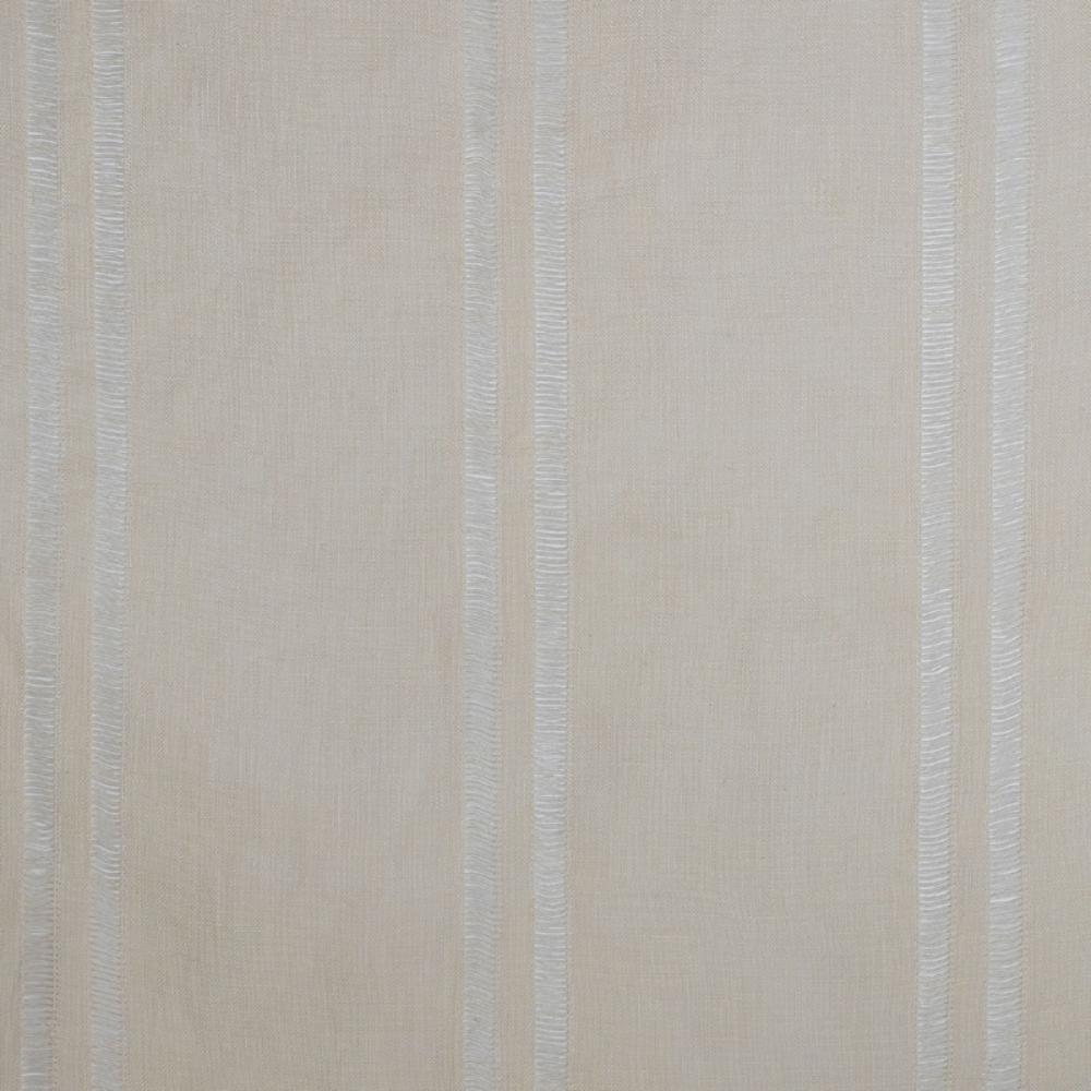 ivory linen curtain panels with vertical white stripes