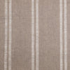 natural linen curtain panels with vertical white stripes