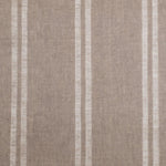 natural linen curtain panels with vertical white stripes