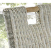 rattan white wash bar stool