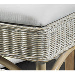 rattan white wash bar stool