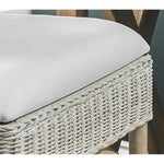 rattan white wash bar stool