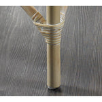 rattan white wash bar stool