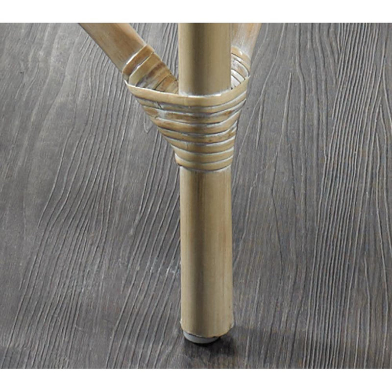 rattan white wash bar stool