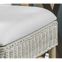 rattan white wash counter stool