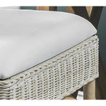 rattan white wash counter stool