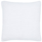 popcorn weave white euro sham