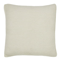 popcorn weave ivory euro sham