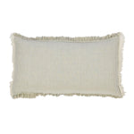 mint green coverlet throw stripe fringe Euro sham pillow