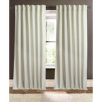 ivory linen blend curtain panels