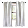 white  linen blend curtain panels