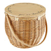 pine natural picnic basket charcuterie message