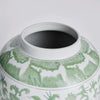 blossom floral lidded jar multi color greenery decor