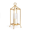 antique brass small lantern contemporary glass cylinder