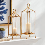 antique brass small lantern contemporary glass cylinder